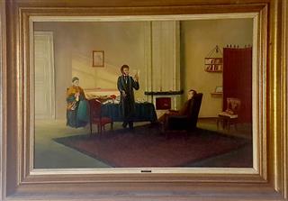 Russian poet Anthropoi pinakas zografikis Giorgos Sidiropoulos zografos Greek Artirst